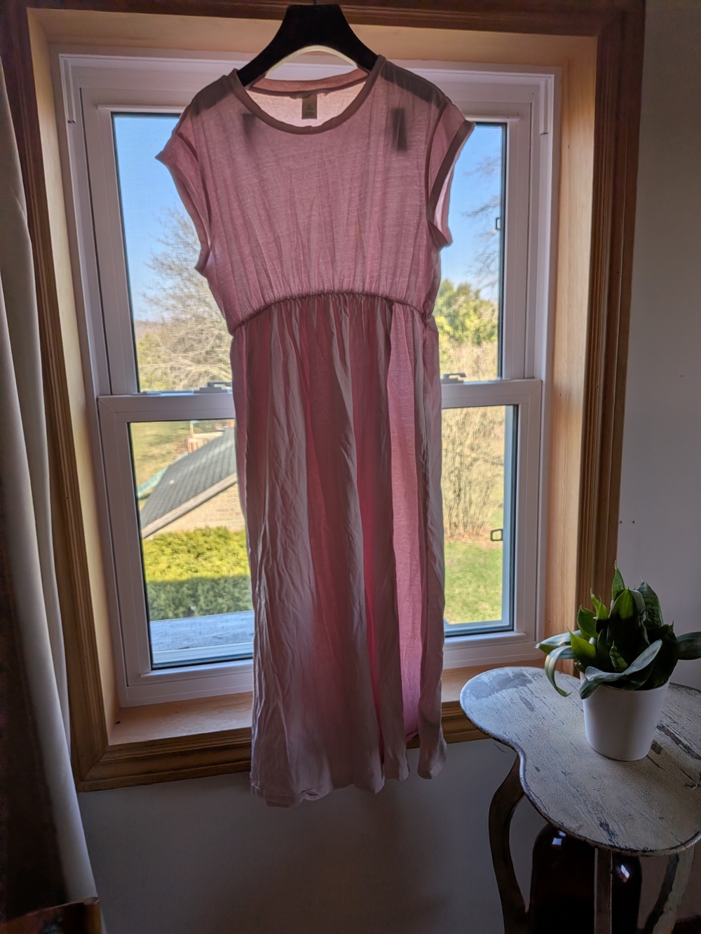 Light Pink Maternity Dress